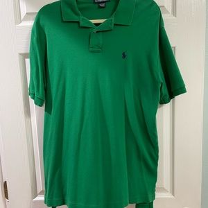 Green Ralph Lauren polo shirt Sz large